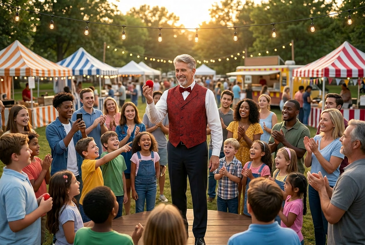 Civic Events and City Celebrations: Why Magic Works for All Ages