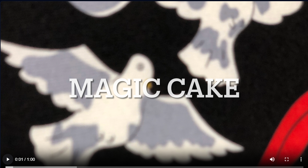 Magic Birthday Cake routine with the birthday child