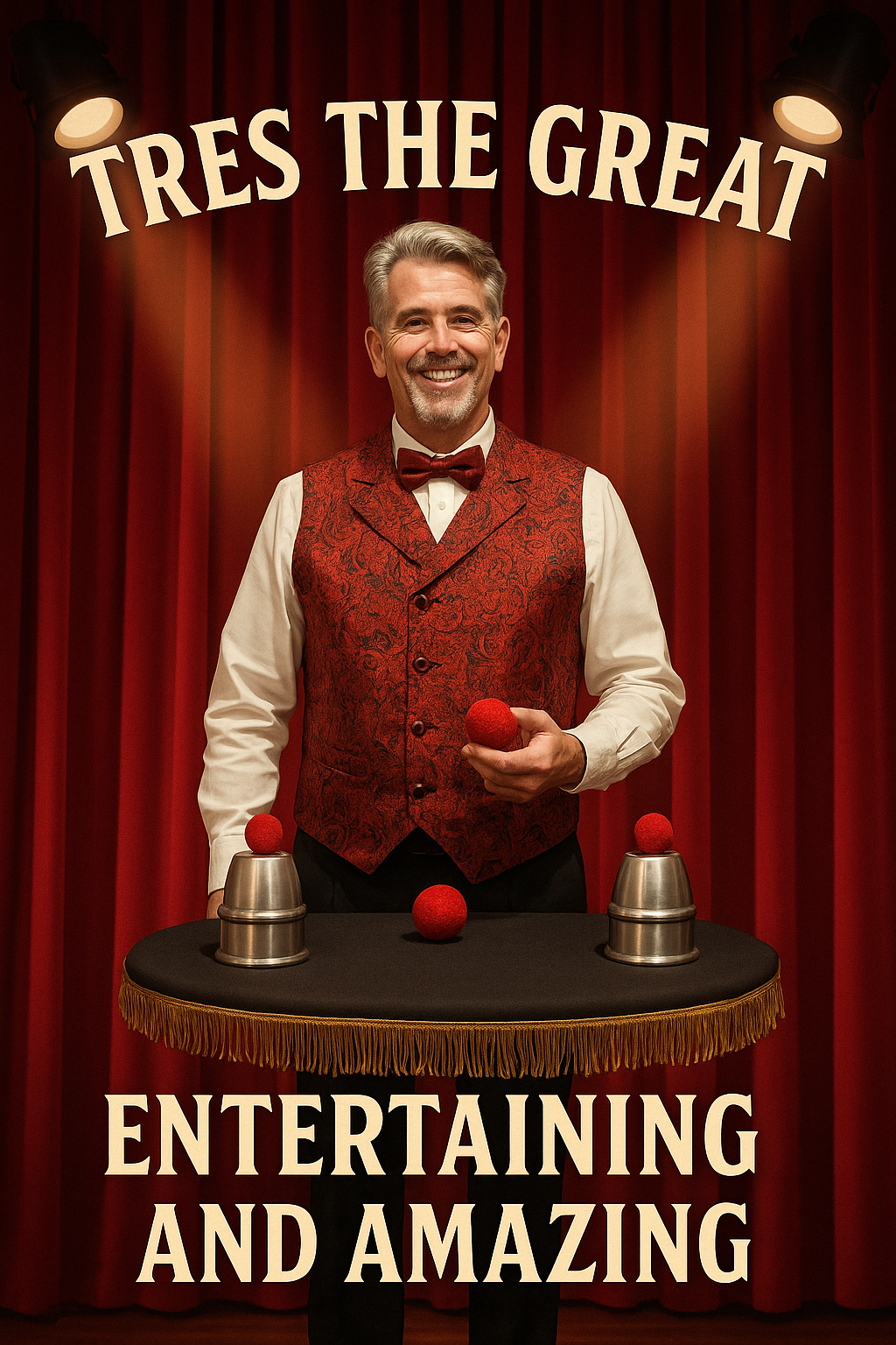 Tres the Great show poster — Entertaining and Amazing